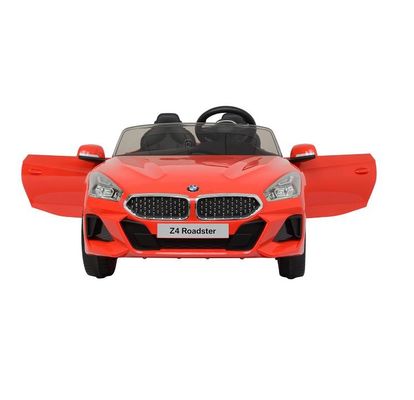 Voiture électrique à deux places rouge pour enfants avec musique et télécommande