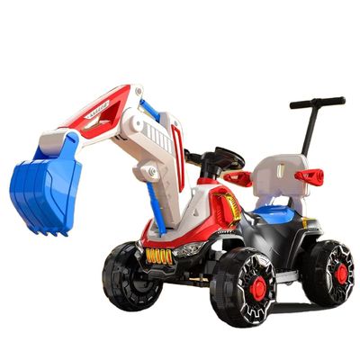 2.4G Bluetooth télécommande 6v tout électrique Voyage sur le camion de construction Voiture pour enfants