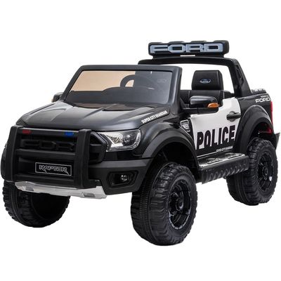 MP3 Grand camion électrique télécommandé Voyage en voiture pour enfants Police autorisée