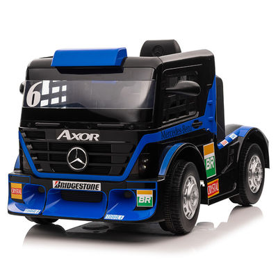 2022 Licence de luxe modèle 24v Les enfants montent sur un camion avec une remorque 6 roues pour les enfants