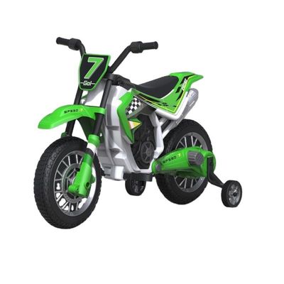 12V voiture de moto électrique pour enfants avec musique et roue auxiliaire en plastique