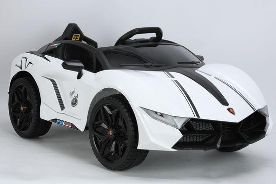Unisexe électrique pour enfants jouet double porte LED lumière à quatre roues course sur voiture 113X66X47cm
