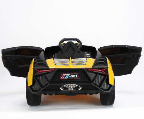 Unisexe électrique pour enfants jouet double porte LED lumière à quatre roues course sur voiture 113X66X47cm
