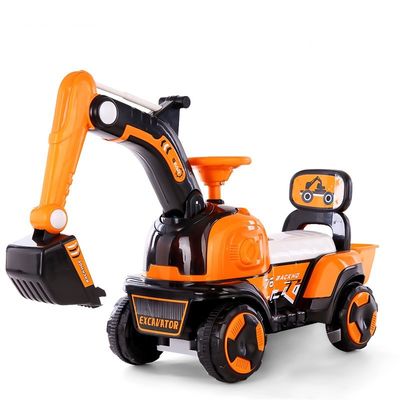 Excavatrice électrique pour enfants Voyage en voiture avec des lumières et de la musique