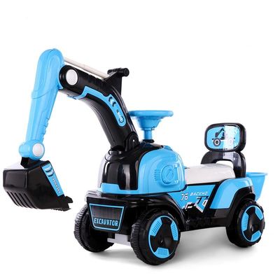 Excavatrice électrique pour enfants Voyage en voiture avec des lumières et de la musique
