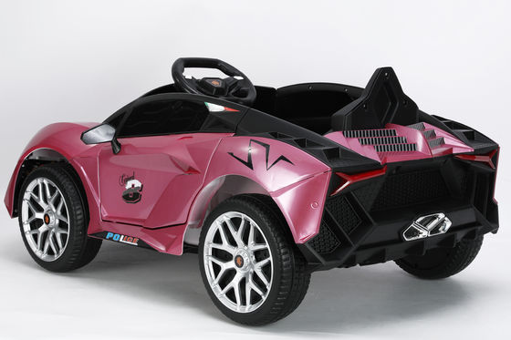 Unisexe électrique pour enfants jouet double porte LED lumière à quatre roues course sur voiture 113X66X47cm