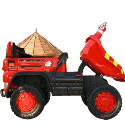 Camion électrique de construction avec télécommande et seau de basculement 12v