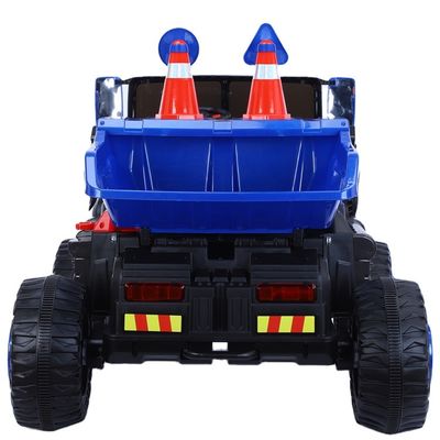 Camion électrique de construction avec télécommande et seau de basculement 12v