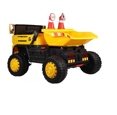 Camion électrique de construction avec télécommande et seau de basculement 12v