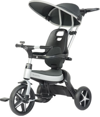 Les enfants pliables à trois roues sur le tricycle de voiture avec roue EVA