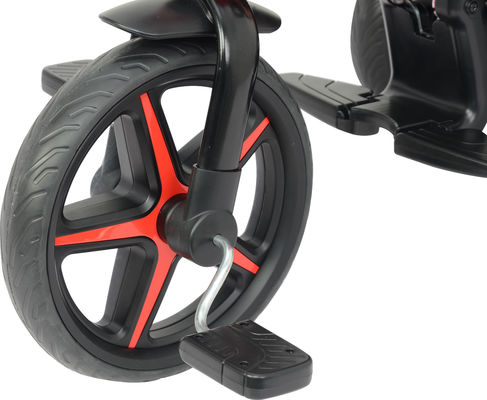 Les enfants pliables à trois roues sur le tricycle de voiture avec roue EVA