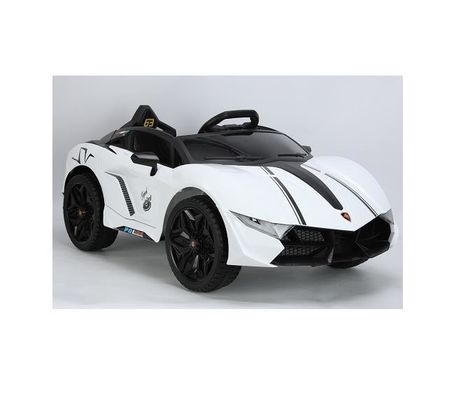 Lumière LED fonctionnelle et bleu saphir couleur 12V voiture électrique pour enfants avec grand siège