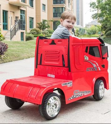Fonction musicale 12V7AH*1//390 *4 Voyage en camion électrique pour enfants pour jouer en plein air