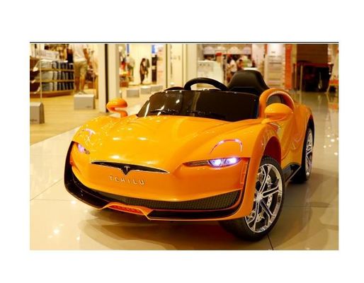 2023 Voiture électrique pour enfants en voiture avec télécommande 12V quatre roues deux places