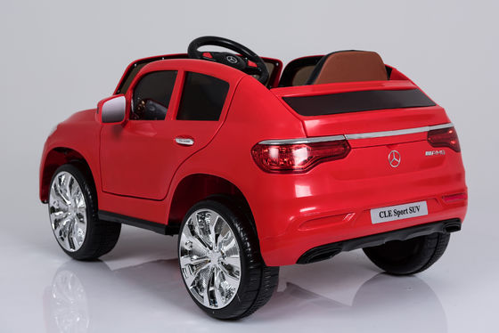 12V à quatre roues sur une voiture autorisée électrique pour les enfants peinture noire rouge batterie alimentée