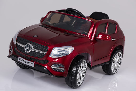 12V à quatre roues sur une voiture autorisée électrique pour les enfants peinture noire rouge batterie alimentée