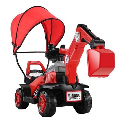 Les enfants tracteur électrique Voyage sur la voiture Pour avec batterie Excavator électrique fonctionnant voitures