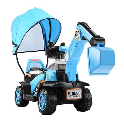 Les enfants tracteur électrique Voyage sur la voiture Pour avec batterie Excavator électrique fonctionnant voitures