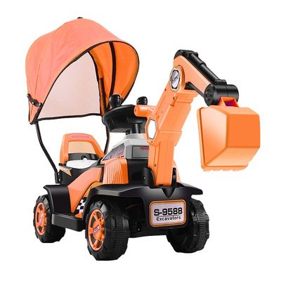 Les enfants tracteur électrique Voyage sur la voiture Pour avec batterie Excavator électrique fonctionnant voitures