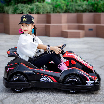 G.W. N.W 19kg/16kgs Enfants de plein air électrique Go Kart Car 12V batterie et 4 roues
