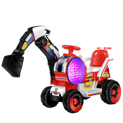 JIAXING Jouet pour enfants entièrement 6v Excavateur électrique Voyage en voiture pour les enfants Moteur 380 * 1 / 380 * 2