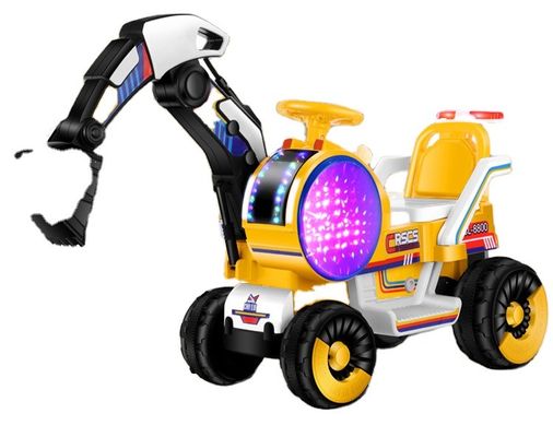 Jouet électrique pour enfants Excavateur de sable à batterie Ingénierie Voyage en voiture en plastique PP