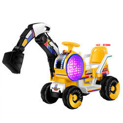 Jouet électrique pour enfants Excavateur de sable à batterie Ingénierie Voyage en voiture en plastique PP