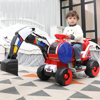 Jouet électrique pour enfants Excavateur de sable à batterie Ingénierie Voyage en voiture en plastique PP