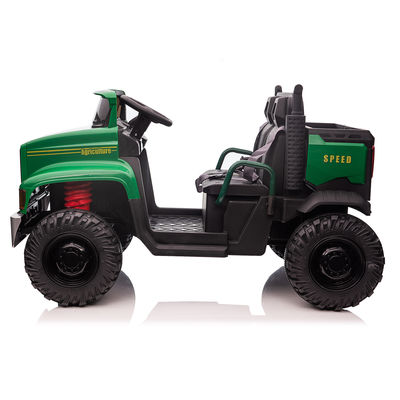 Enfants 12V électrique sur tracteur de voiture avec seau arrière