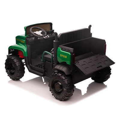 Enfants 12V électrique sur tracteur de voiture avec seau arrière