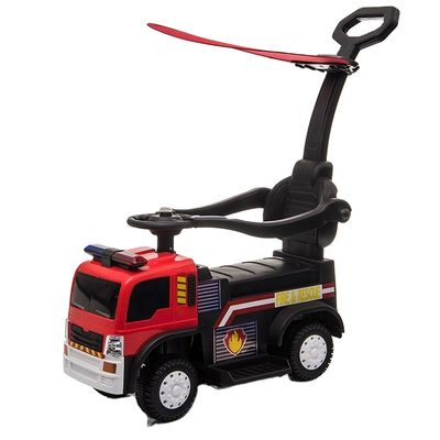 20W*1 Camion de pompiers électrique à batterie motorisée pour enfants à conduire et à jouer avec des amis