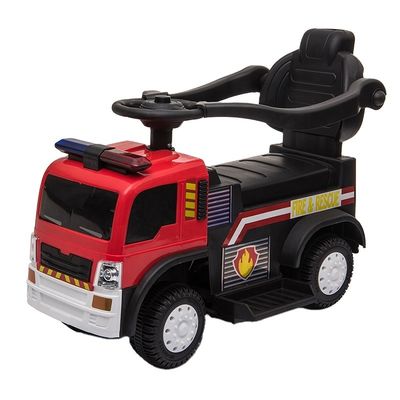 20W*1 Camion de pompiers électrique à batterie motorisée pour enfants à conduire et à jouer avec des amis