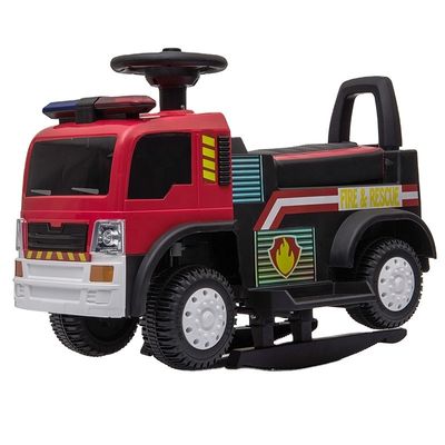 20W*1 Camion de pompiers électrique à batterie motorisée pour enfants à conduire et à jouer avec des amis