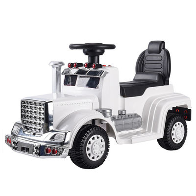 Unisexe enfants jouet voiture 6v batterie camion musique Voyage en voiture avec un espace de rangement sous le siège