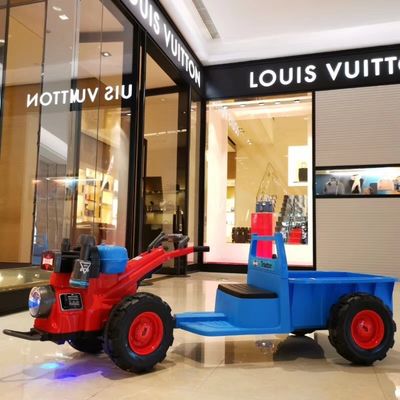 PP Plastique Ride On Pedal électrique Mini Tracteur électrique voiture pour les enfants de 8 à 13 ans