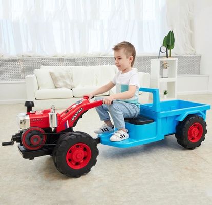 2022 12v Electric Kids Ride On Car avec une batterie de jouet de tracteur en plastique incluse