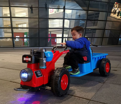 2022 12v Electric Kids Ride On Car avec une batterie de jouet de tracteur en plastique incluse