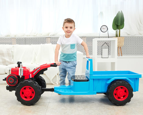 6V alimenté par batterie Voyage électrique pour enfants sur une pelle Jouet de voiture avec lumière et musique