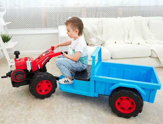 6V alimenté par batterie Voyage électrique pour enfants sur une pelle Jouet de voiture avec lumière et musique