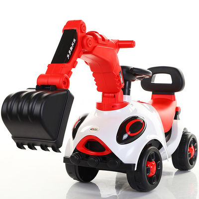 Excavateur électrique en plastique pour enfants Voiture extérieure avec batterie Moteur de voiture de jouet 6V380*1