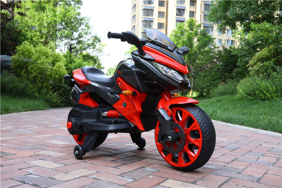 12V en plastique bleu à batterie rechargeable Les enfants montent sur une moto pour unisexe