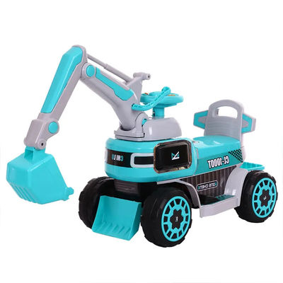 Excavateur multi-fonctionnel pour voiture pour enfants Quatre roues avec bras de creusement Poids net 5,6 kg