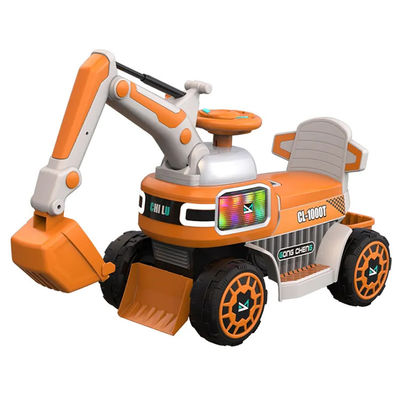 Excavateur multi-fonctionnel pour voiture pour enfants Quatre roues avec bras de creusement Poids net 5,6 kg
