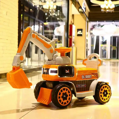 Excavateur multi-fonctionnel pour voiture pour enfants Quatre roues avec bras de creusement Poids net 5,6 kg