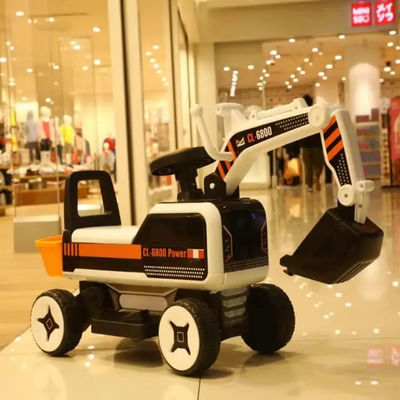 Excavateur électrique à batterie de 6 V en PP plastique pour enfants âgés de 3 à 7 ans GW/NW 6.4KG/5.8KG