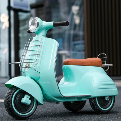 Ride On Toy Electric Kids Motorcycle avec lumière en rouge jaune bleu foncé rose ou vert