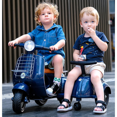 Ride On Toy Electric Kids Motorcycle avec lumière en rouge jaune bleu foncé rose ou vert