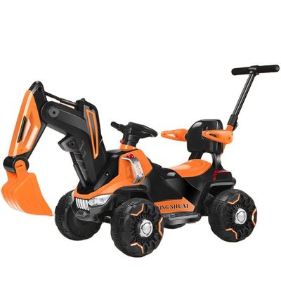 2.4G Bluetooth télécommande 6v tout électrique Voyage sur le camion de construction Voiture pour enfants