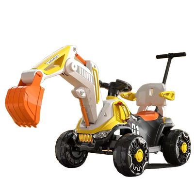 2.4G Bluetooth télécommande 6v tout électrique Voyage sur le camion de construction Voiture pour enfants