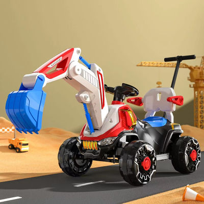 2.4G Bluetooth télécommande 6v tout électrique Voyage sur le camion de construction Voiture pour enfants